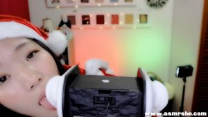 圣诞女孩舔耳1小时 川井ASMR-助眠音声网