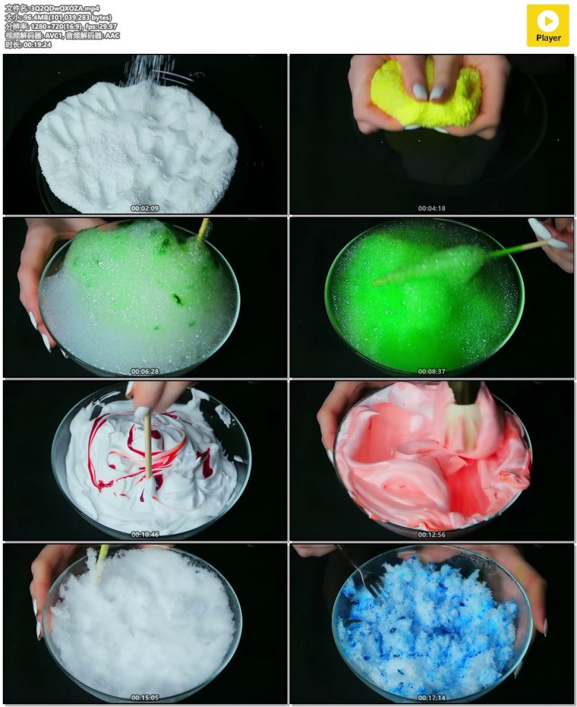 超满足的睡眠、刺痛和放松(ASMR史莱姆、泡沫、雪声)无人声插图 超满足的睡眠、刺痛和放松(ASMR史莱姆、泡沫、雪声)无人声插图