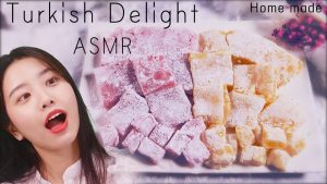亲自制作的电影中的食物！土耳其软糖ASMR吃播[ASMR]-助眠音声网