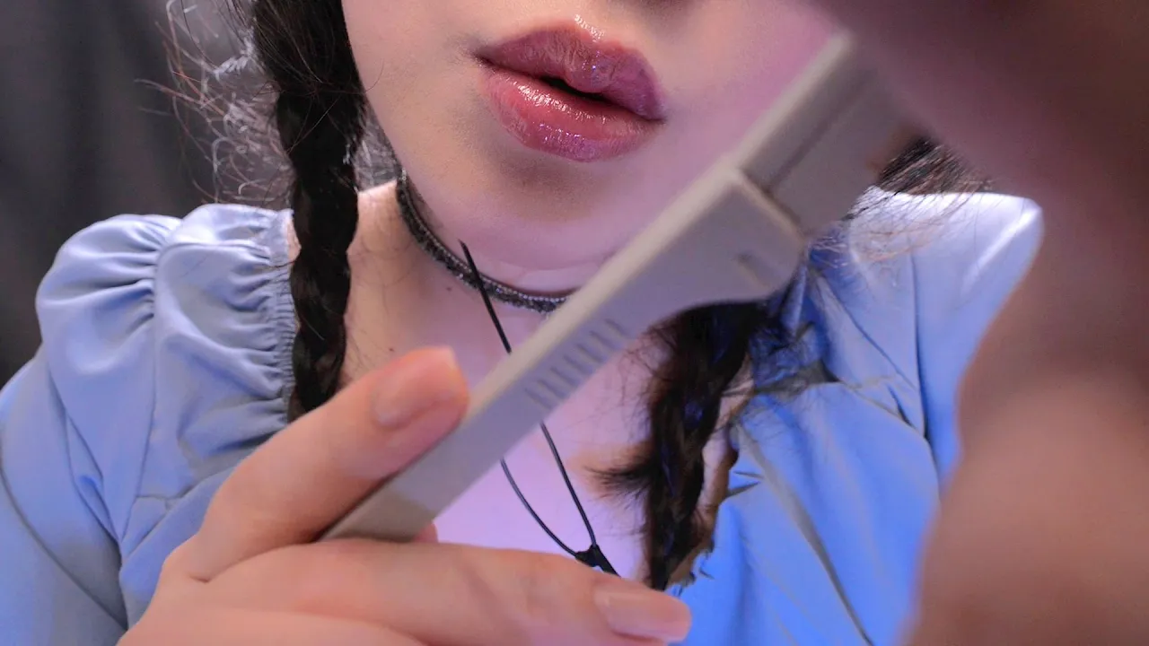 PPOMO近距离观察眼睛和面部的ASMR,呼吸有助于缓解睡眠和焦虑插图 PPOMO近距离观察眼睛和面部的ASMR,呼吸有助于缓解睡眠和焦虑插图