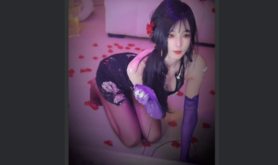 余多多_紫色手丝泡沫摩擦丝袜_1-助眠音声网