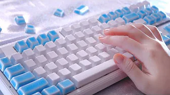 ASMR 15键盘打字声音2H用于学习作品（润滑、定制键盘）-助眠音声网